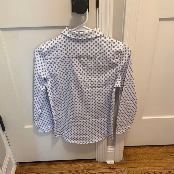 Denim & Flower Blue Polka Dot Button Down Shirt - Picture 4 of 5